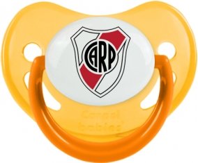 Club Atlético River Plate : Sucette Jaune phosphorescente embout physiologique