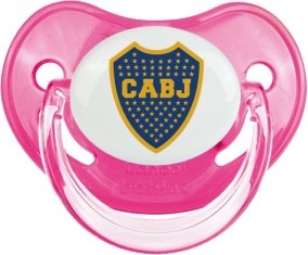 Club Atlético Boca Juniors : Sucette Rose classique embout physiologique