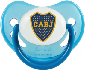Club Atlético Boca Juniors : Sucette Bleue phosphorescente embout physiologique