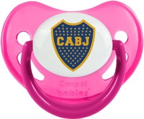 Club Atlético Boca Juniors : Sucette Rose phosphorescente embout physiologique