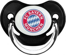 FC Bayern Munchen : Sucette Noir classique embout physiologique