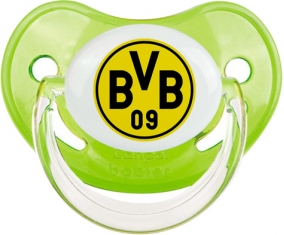 BV 09 Borussia Dortmund : Sucette Vert classique embout physiologique