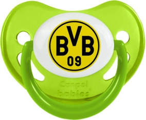 BV 09 Borussia Dortmund : Sucette Vert phosphorescente embout physiologique