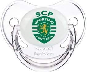 Sporting Clube de Portugal : Sucette Transparent classique embout physiologique