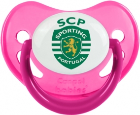 Sporting Clube de Portugal : Sucette Rose phosphorescente embout physiologique
