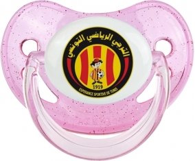 Espérance sportive de tunis : Sucette Rose à paillette embout physiologique