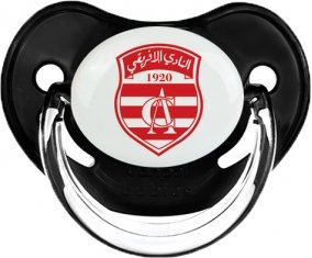 Club Africain : Sucette Noir classique embout physiologique