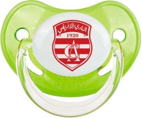 Club Africain : Sucette Vert classique embout physiologique