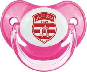 Club Africain : Sucette Rose classique embout physiologique