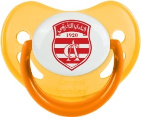 Club Africain : Sucette Jaune phosphorescente embout physiologique