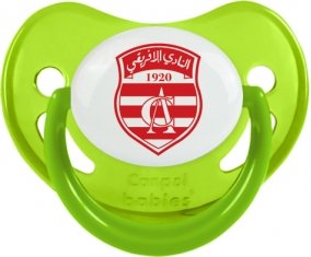 Club Africain : Sucette Vert phosphorescente embout physiologique