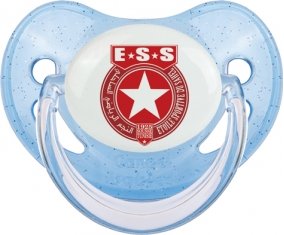 Étoile sportive du sahel : Sucette Bleue à paillette embout physiologique