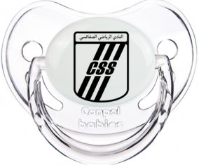 Club sportif sfaxien : Sucette Transparent classique embout physiologique