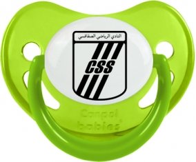 Club sportif sfaxien : Sucette Vert phosphorescente embout physiologique