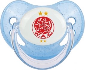 Wydad Athletic Club : Sucette Bleue à paillette embout physiologique