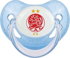 Wydad Athletic Club : Sucette Bleue à paillette embout physiologique