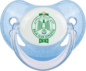 Raja Club Athletic : Sucette Bleue à paillette embout physiologique