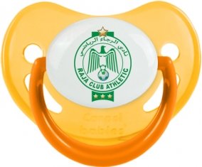 Raja Club Athletic : Sucette Jaune phosphorescente embout physiologique