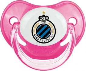 Club Brugge KV : Sucette Rose classique embout physiologique
