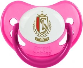 STANDARD DE LIEGE : Sucette Rose phosphorescente embout physiologique