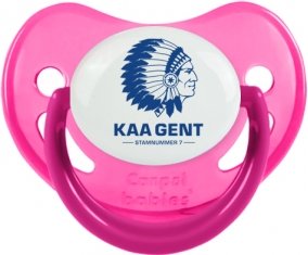 KAA Gent : Sucette Rose phosphorescente embout physiologique