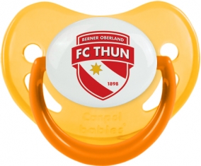 FC Thoune : Sucette Jaune phosphorescente embout physiologique