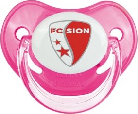 FC Sion : Sucette Rose classique embout physiologique