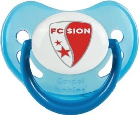 FC Sion : Sucette Bleue phosphorescente embout physiologique