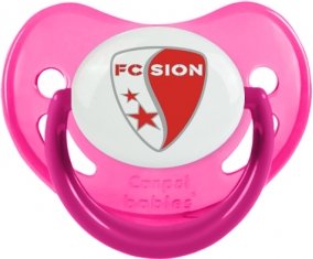 FC Sion : Sucette Rose phosphorescente embout physiologique