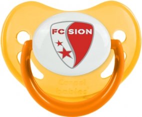 FC Sion : Sucette Jaune phosphorescente embout physiologique