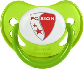 FC Sion : Sucette Vert phosphorescente embout physiologique