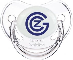 Grasshopper Zurich : Sucette Transparent classique embout physiologique