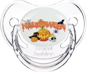 Halloween style 2 : Sucette Transparent classique embout physiologique