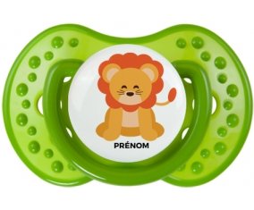 Lion style 3 + prénom : Sucette LOVI Dynamic personnalisée