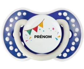 Guirlande + prénom : 0/6 mois - Bleu-marine phosphorescente embout Lovi Dynamic