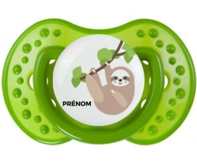 Paresseux arbre style 1 + prénom : Sucette LOVI Dynamic personnalisée