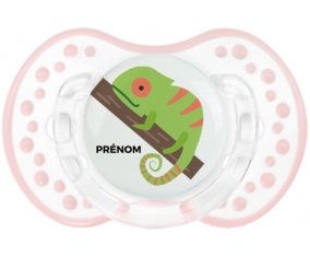 Camelion + prénom : 0/6 mois - Retro-blanc-rose-tendre classique embout Lovi Dynamic