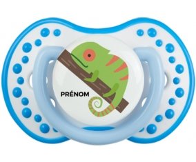 Camelion + prénom : 0/6 mois - Blanc-bleu phosphorescente embout Lovi Dynamic