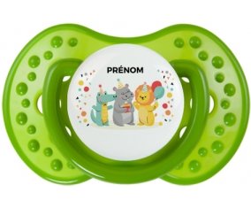 Fête d'anniversaire + prénom : Sucette LOVI Dynamic personnalisée