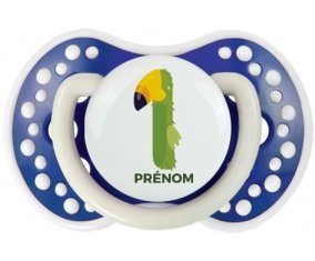 un an anniversaire style 4 + prénom : 0/6 mois - Bleu-marine phosphorescente embout Lovi Dynamic