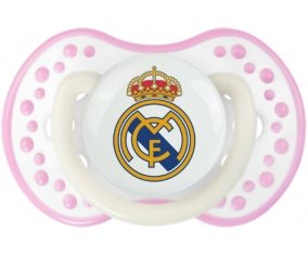 Real madrid + prénom : 0/6 mois - Blanc-rose phosphorescente embout Lovi Dynamic