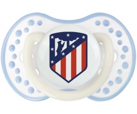 Club Atlético de Madrid + prénom : 0/6 mois - Blanc-cyan classique embout Lovi Dynamic