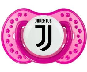 Juventus Football Club + prénom : 0/6 mois - Rose classique embout Lovi Dynamic
