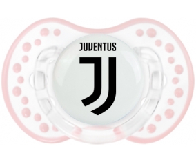 Juventus Football Club + prénom : 0/6 mois - Retro-blanc-rose-tendre classique embout Lovi Dynamic