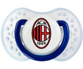 Ac Milan + prénom : 0/6 mois - Marine-blanc-bleu classique embout Lovi Dynamic