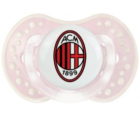 Ac Milan + prénom : 0/6 mois - Retro-rose-tendre classique embout Lovi Dynamic