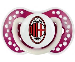 Ac Milan + prénom : 0/6 mois - Fuchsia phosphorescente embout Lovi Dynamic