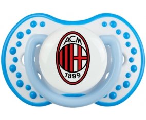 Ac Milan + prénom : 0/6 mois - Blanc-bleu phosphorescente embout Lovi Dynamic