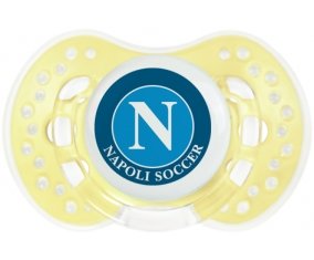 Napoli Soccer + prénom : 0/6 mois - Trendy-jaune classique embout Lovi Dynamic