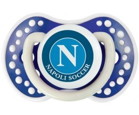 Napoli Soccer + prénom : 0/6 mois - Bleu-marine phosphorescente embout Lovi Dynamic